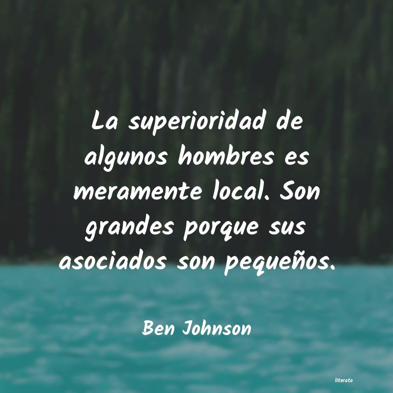 Frases de Ben Johnson