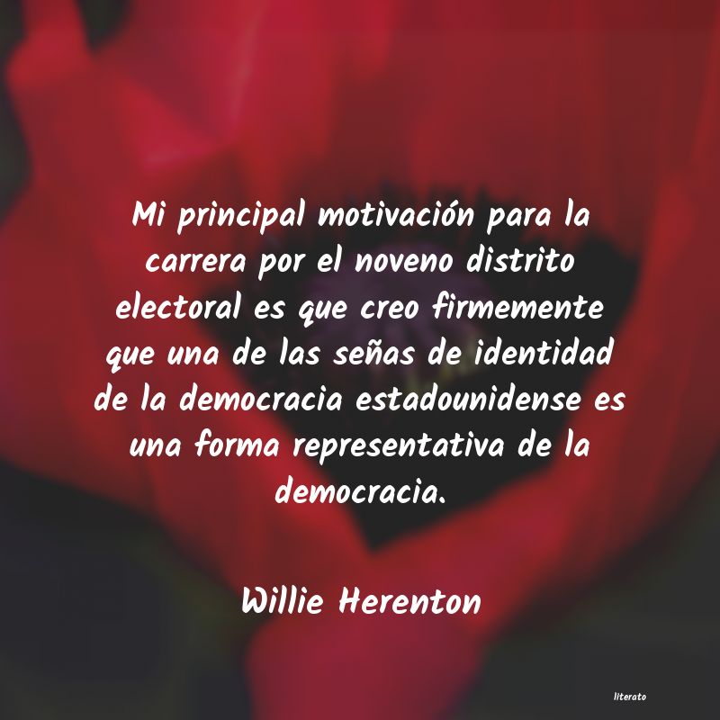 Frases de Willie Herenton