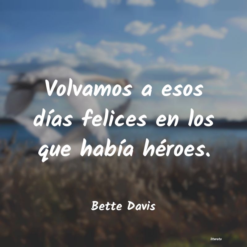 Frases de Bette Davis