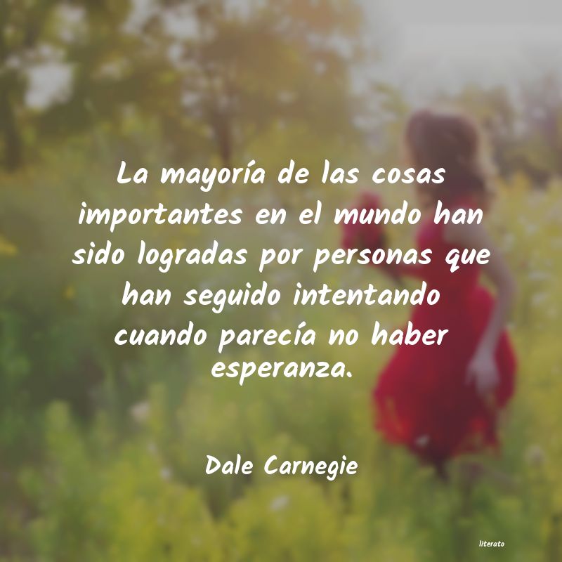 frases de Dale Carnegie