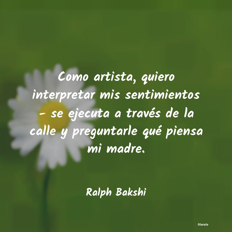 Frases de Ralph Bakshi