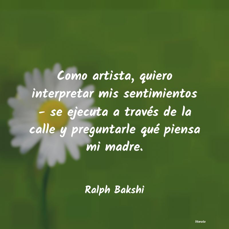 frases de Ralph Bakshi