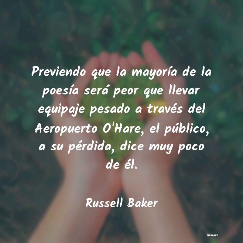 frases de Russell Baker