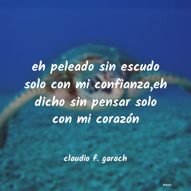frases de claudio f. garach