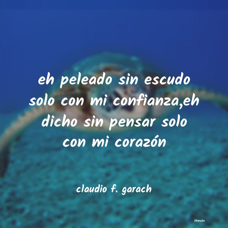 Frases de claudio f. garach