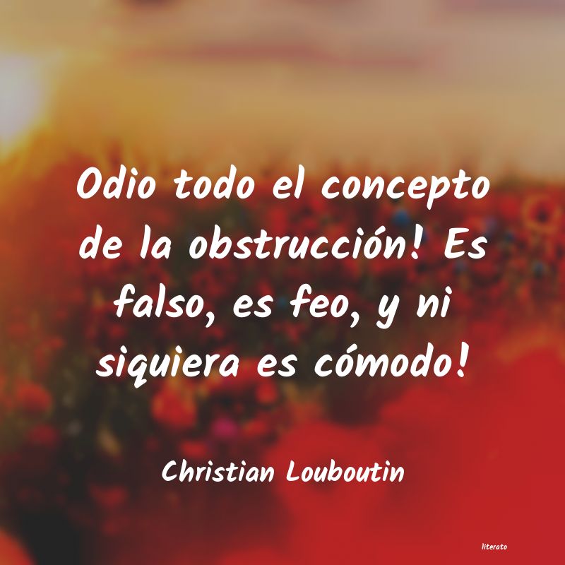 frases de Christian Louboutin
