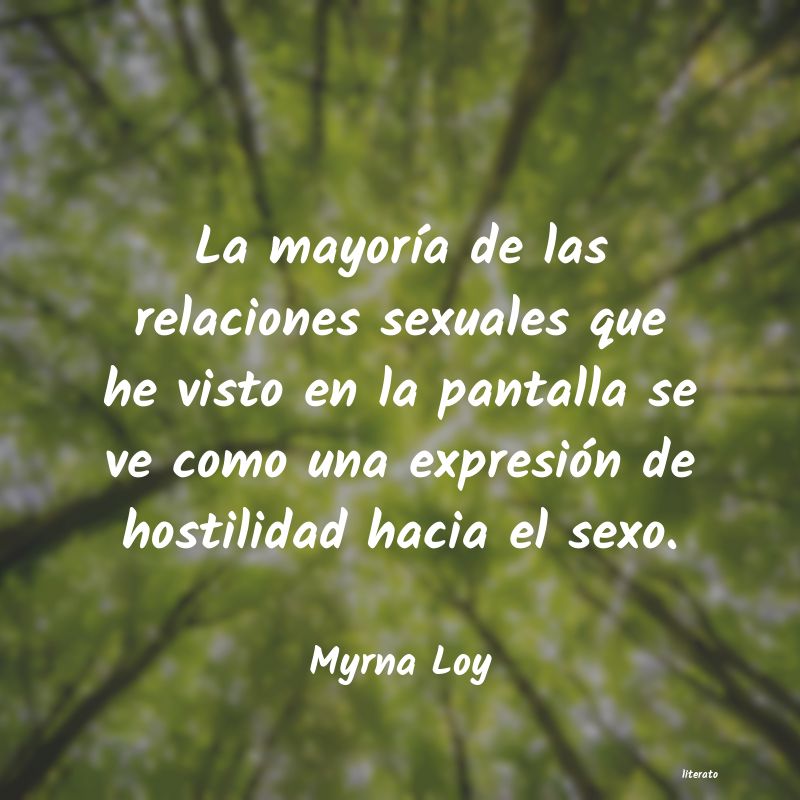 Frases de Myrna Loy