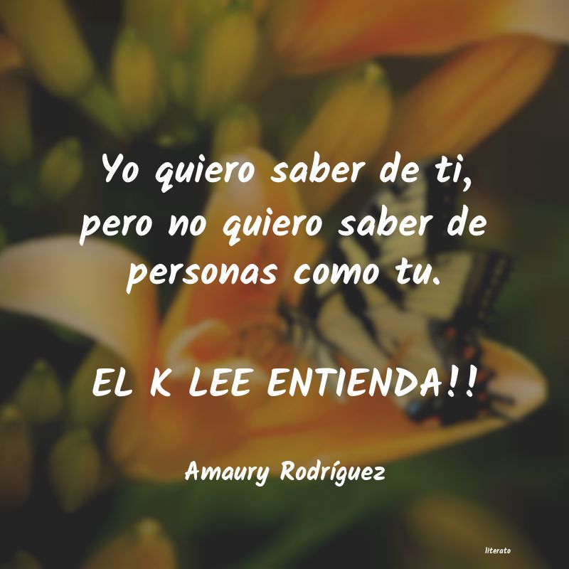 Frases de Amaury Rodríguez