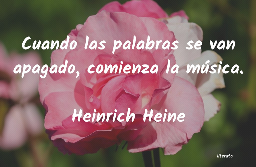 frases de Heinrich Heine