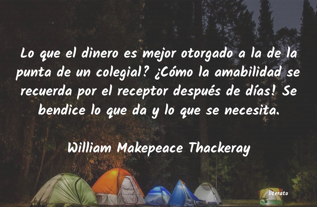 Frases de William Makepeace Thackeray