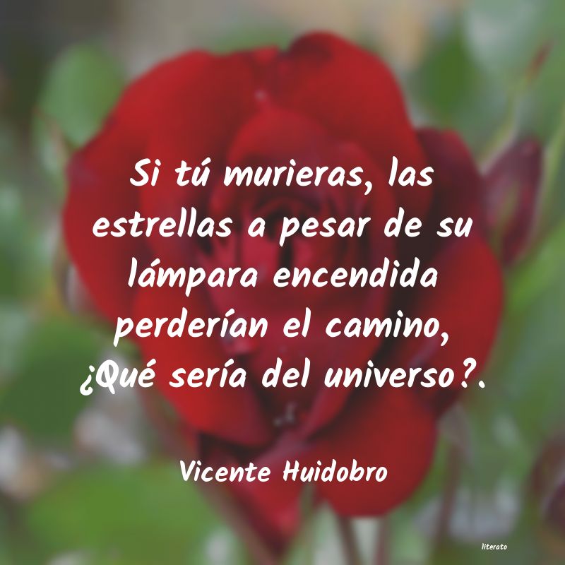 Frases de Vicente Huidobro