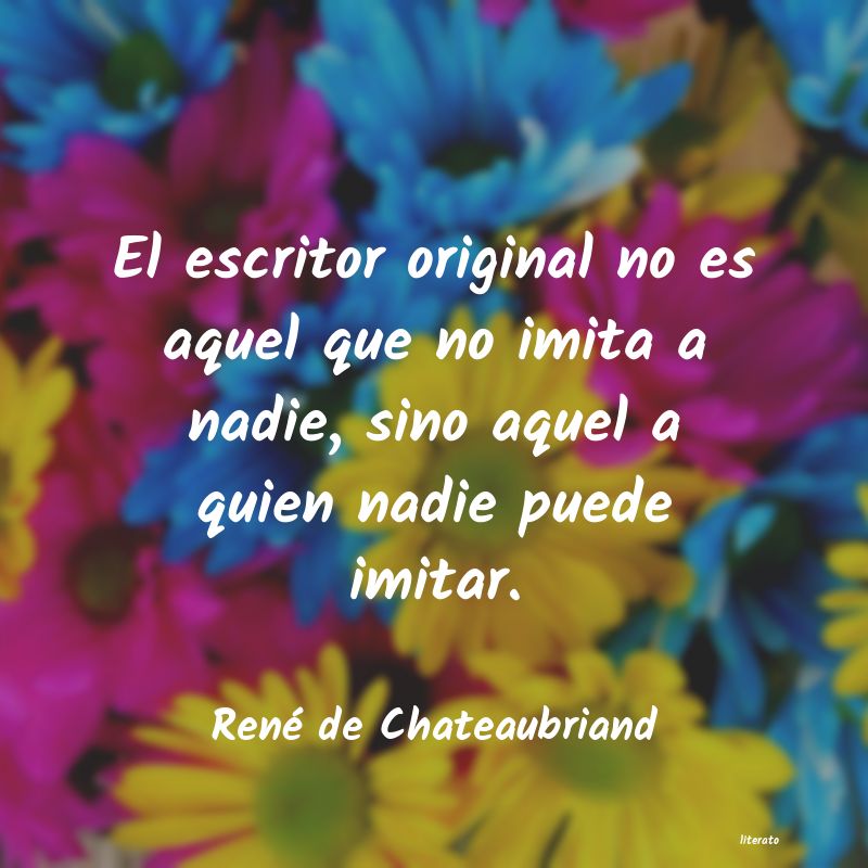 frases de René de Chateaubriand