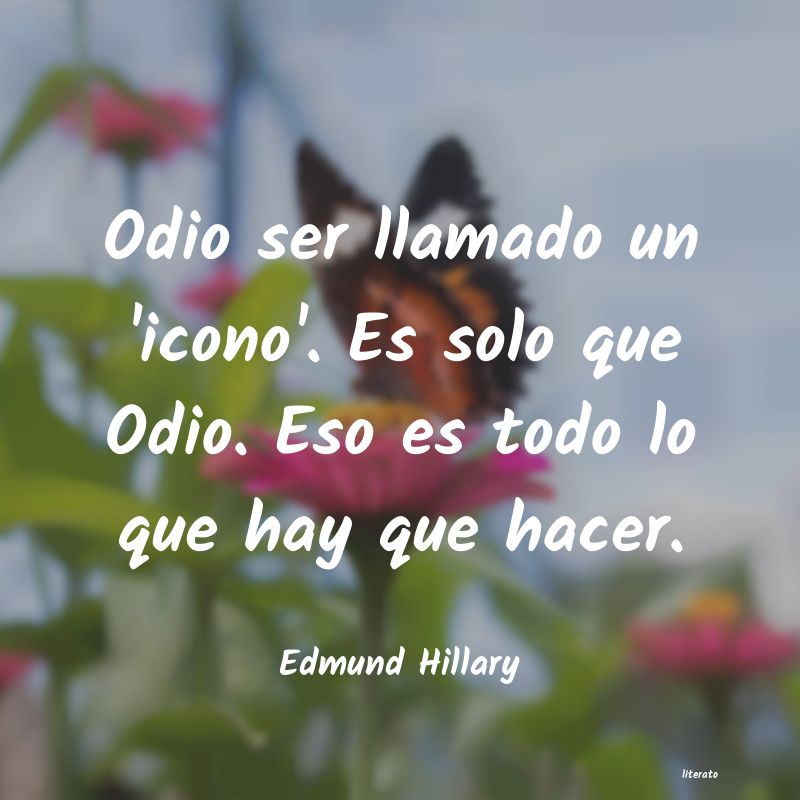 Frases de Edmund Hillary