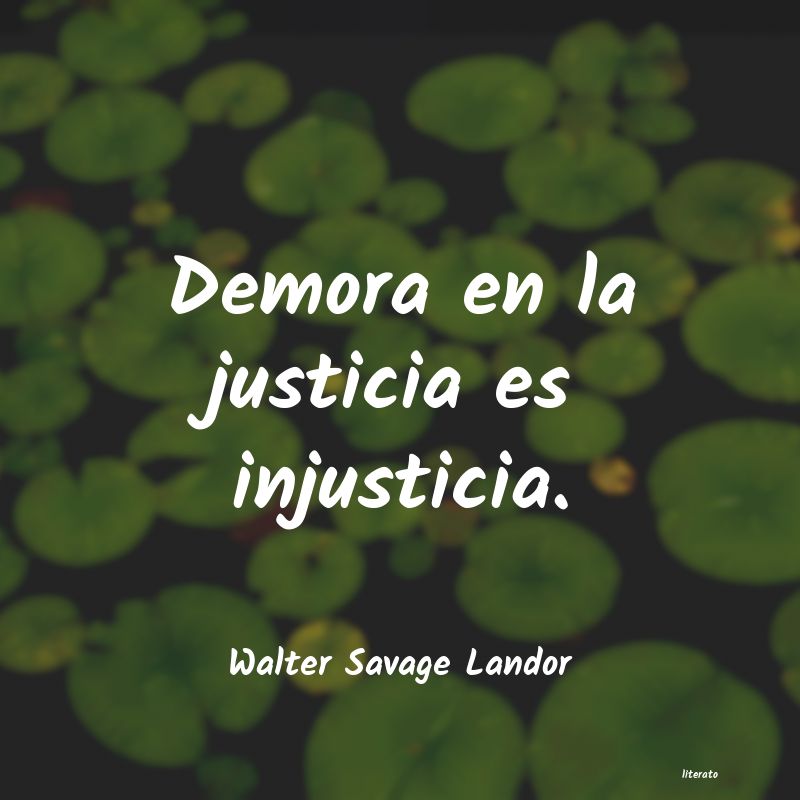 frases de Walter Savage Landor