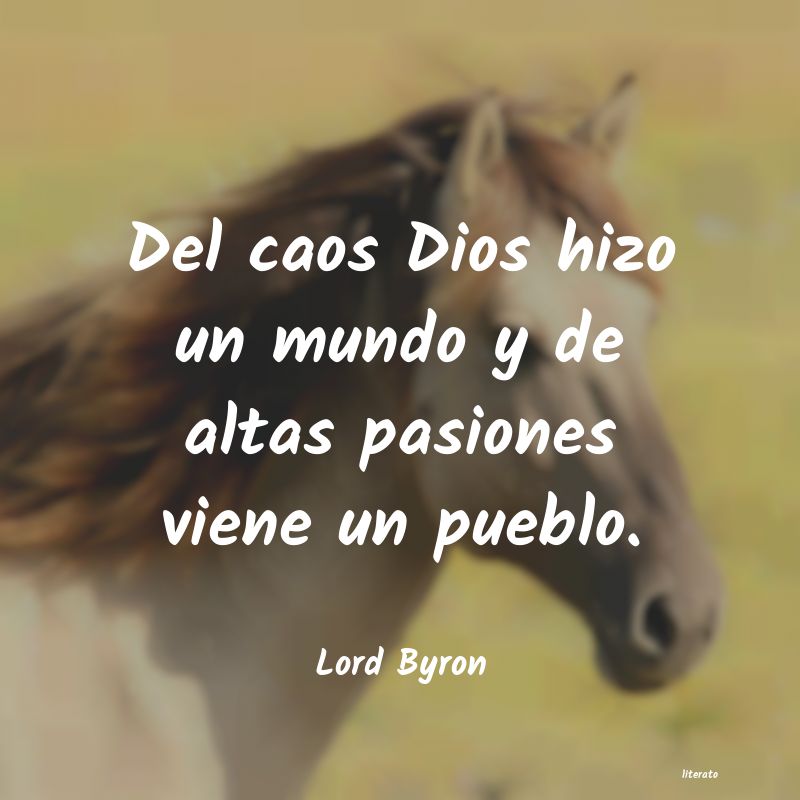 frases de Lord Byron