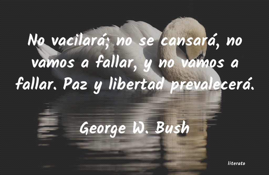 Frases de George W. Bush