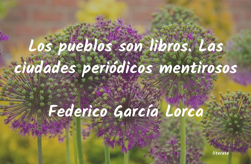 Frases de Federico García Lorca