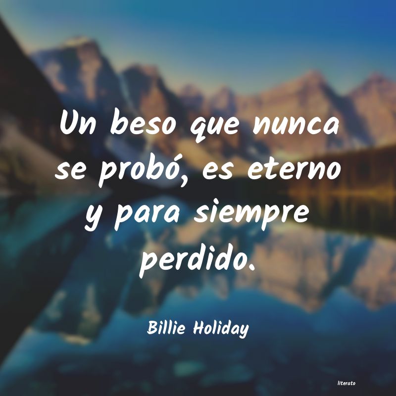 Frases de Billie Holiday