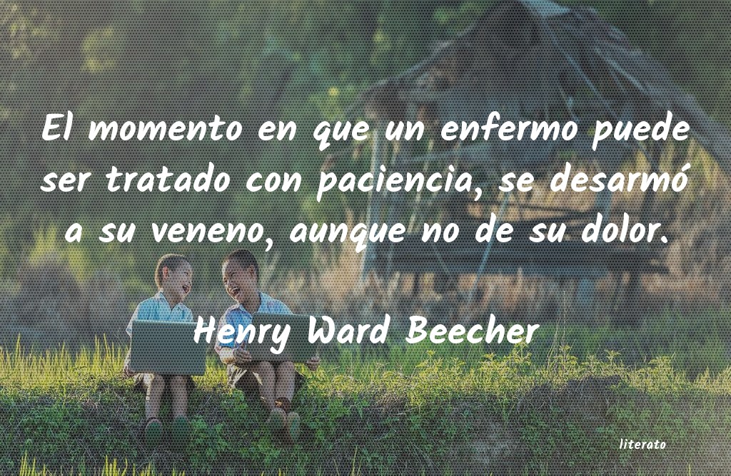 Frases de Henry Ward Beecher