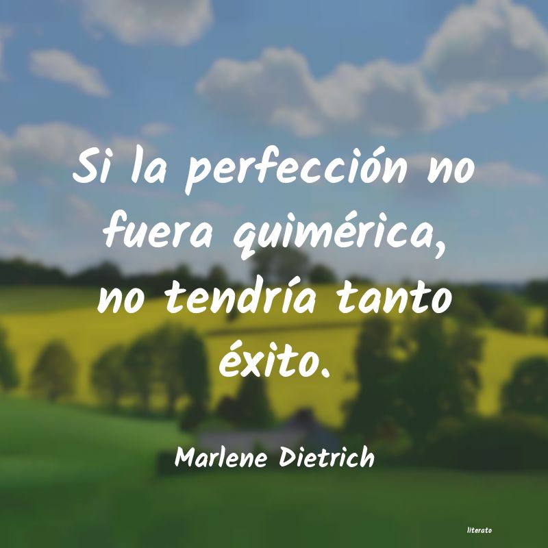 frases de Marlene Dietrich