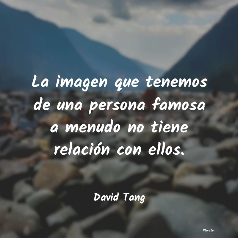 frases de David Tang