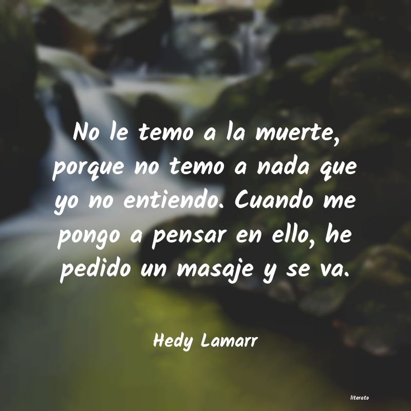 Frases de Hedy Lamarr