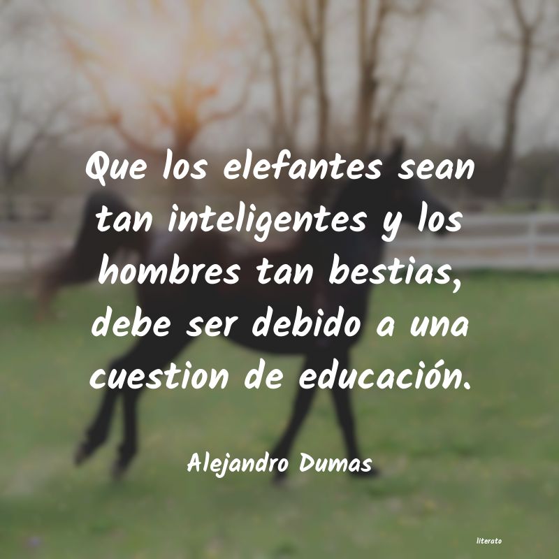 Frases de Alejandro Dumas