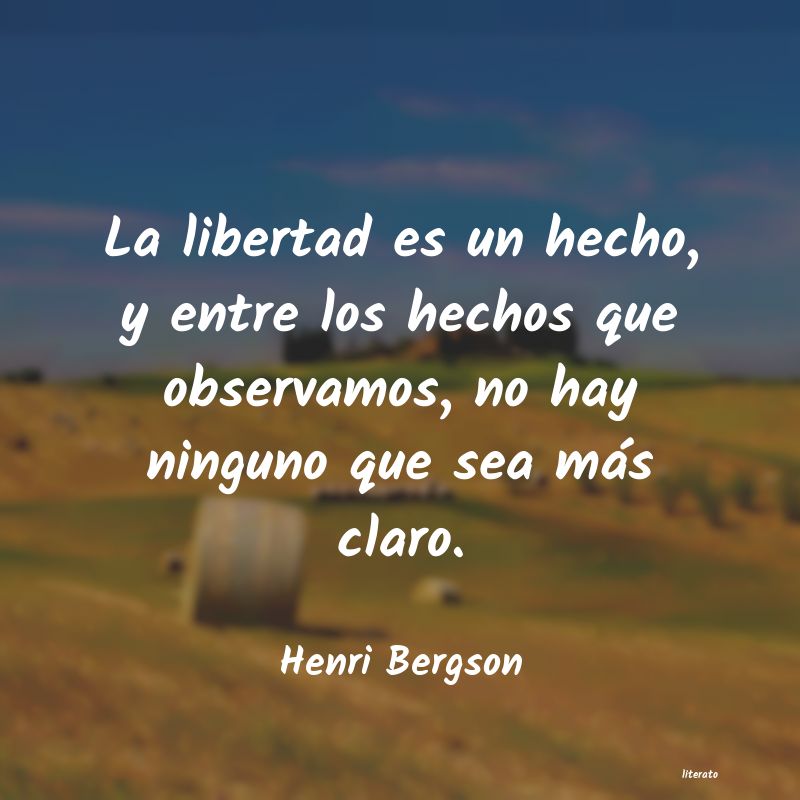 Frases de Henri Bergson