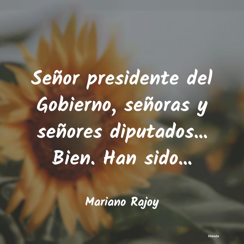 Frases de Mariano Rajoy