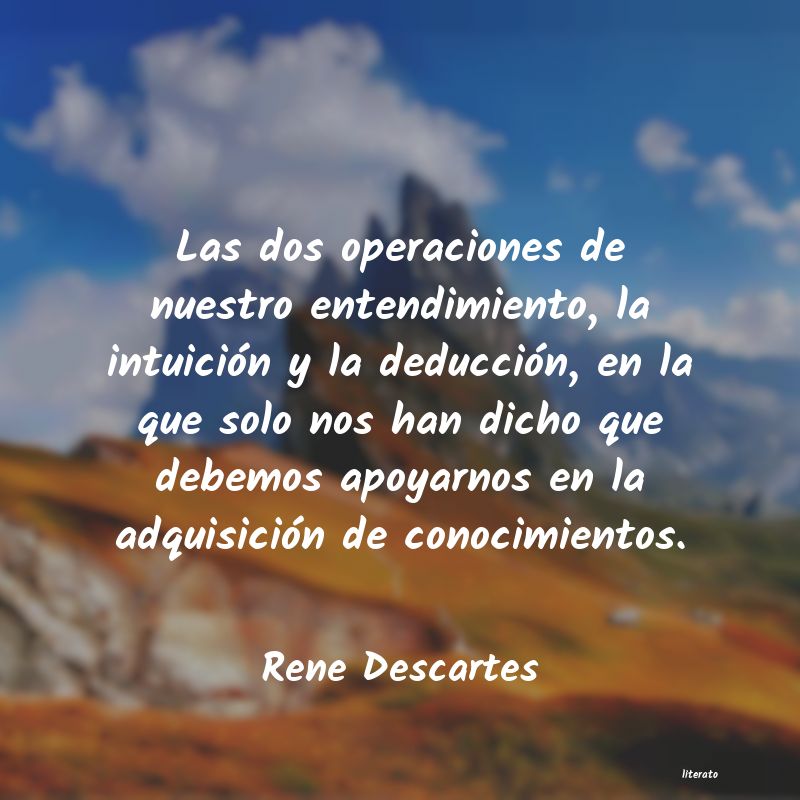 frases de Rene Descartes
