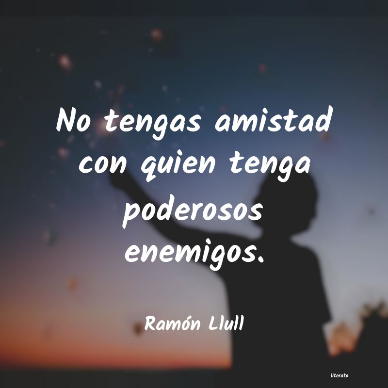 Frases de Ramón Llull