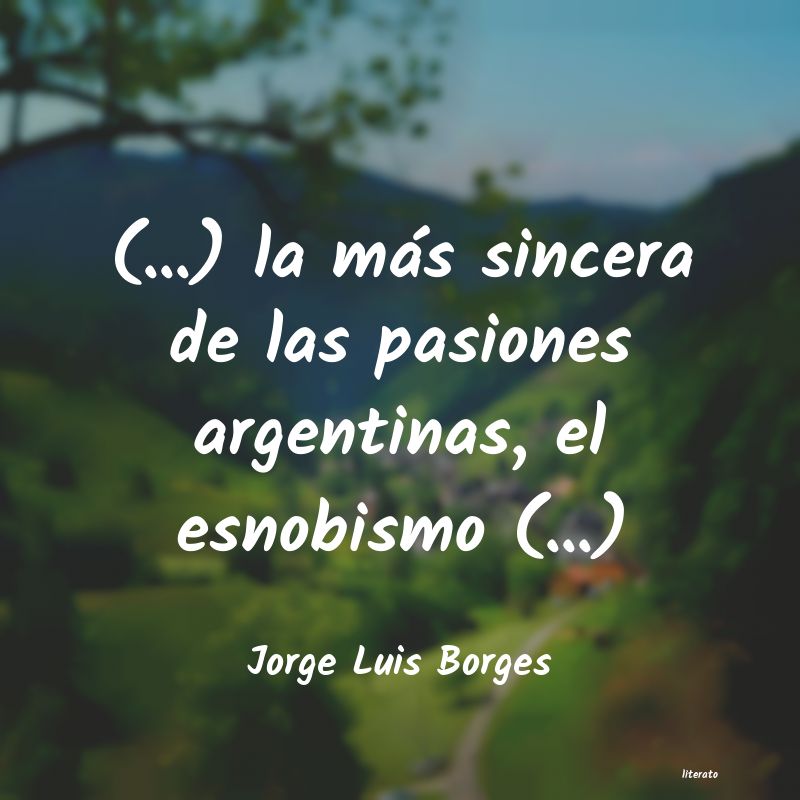 Frases de Jorge Luis Borges