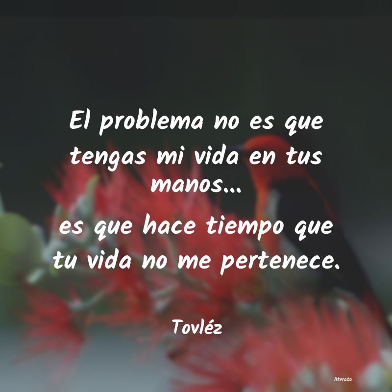 frases de Tovléz