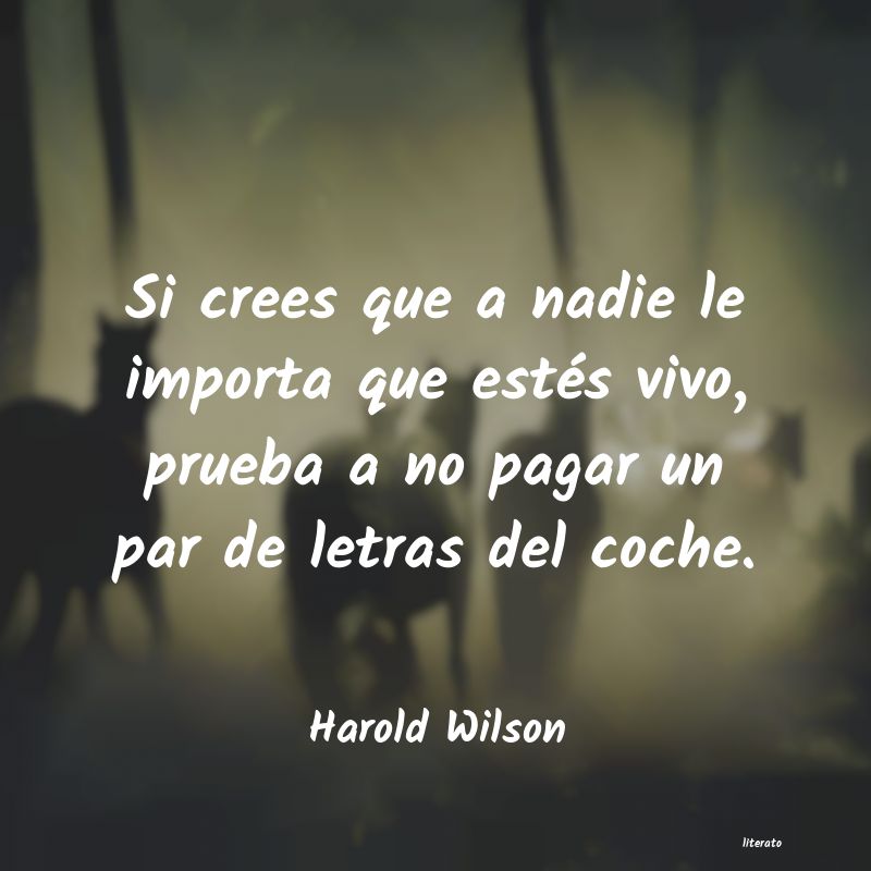 Frases de Harold Wilson