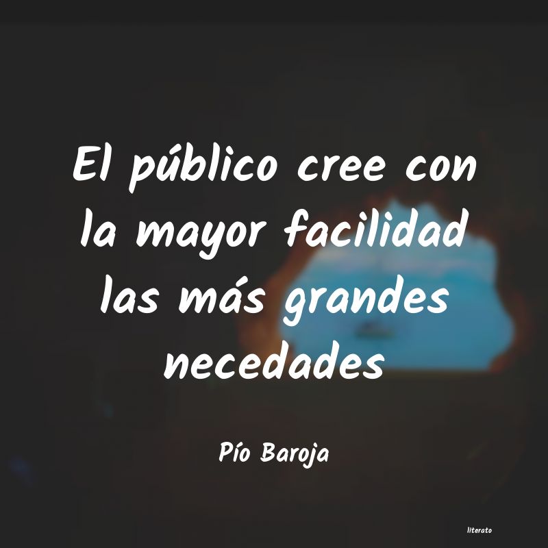 frases de PÃo Baroja