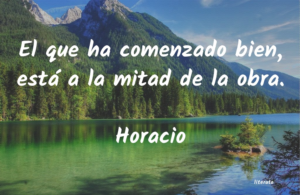 frases de Horacio