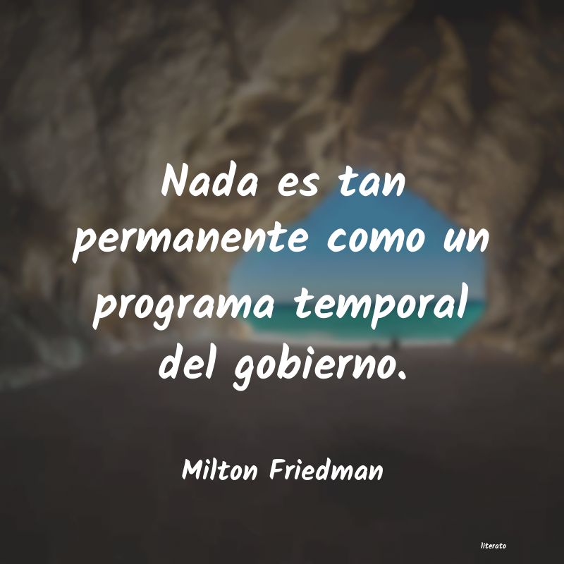 Frases de Milton Friedman