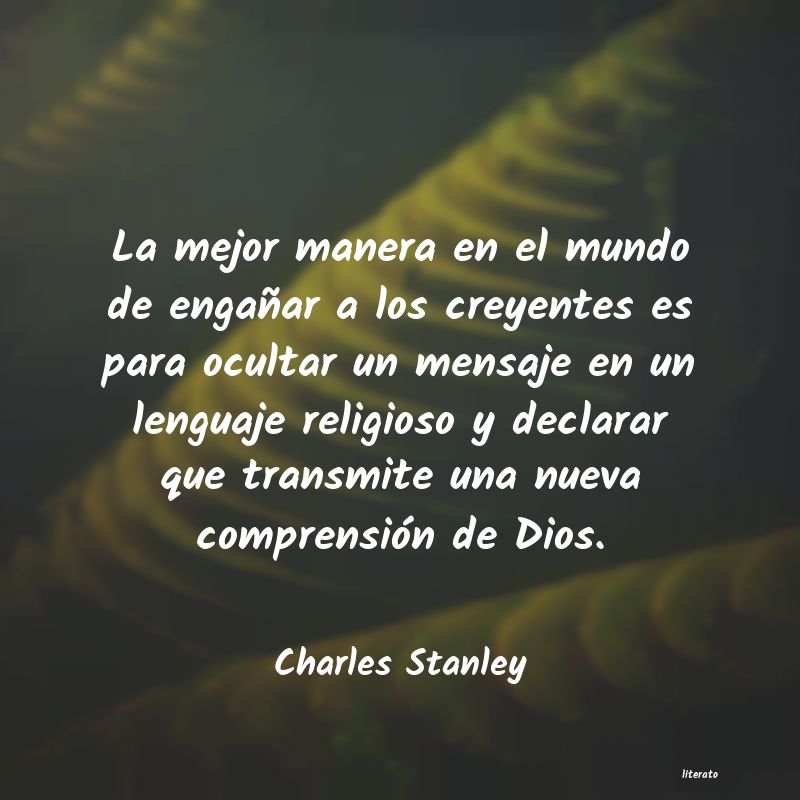 Frases de Charles Stanley