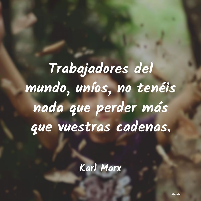 frases de Karl Marx