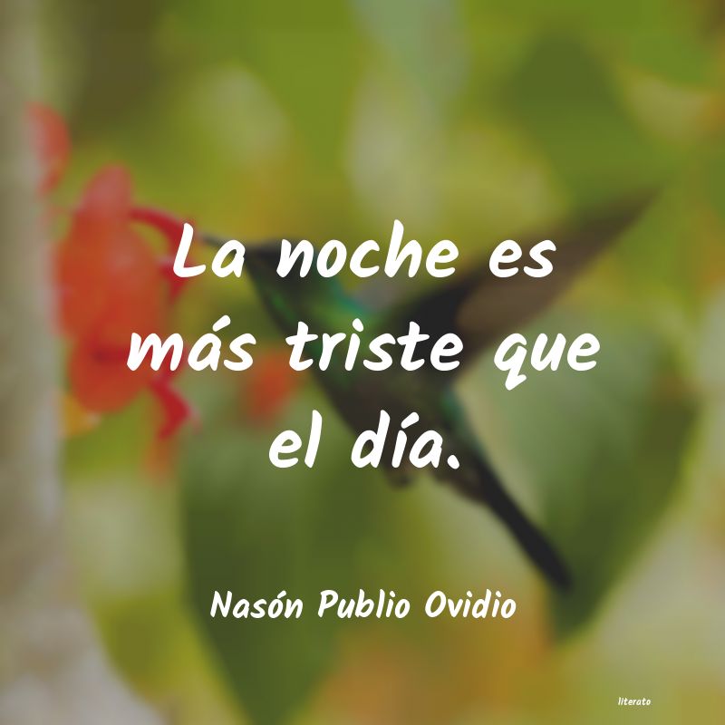 Frases de Nasón Publio Ovidio