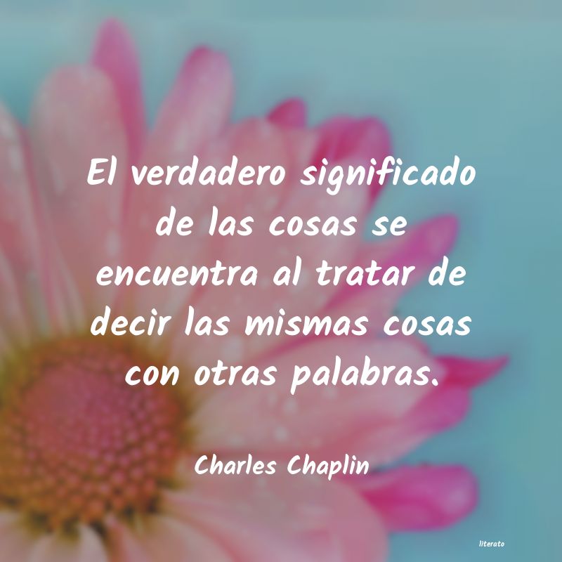 Frases de Charles Chaplin