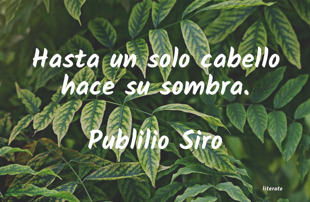 Frases de Publilio Siro