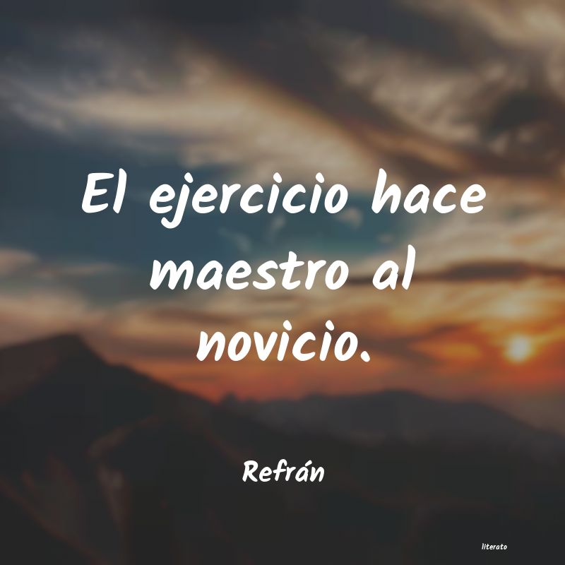 Frases de Refrán