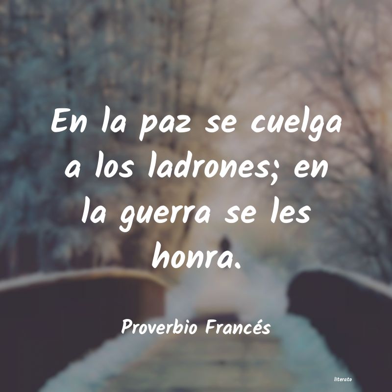 Frases de Proverbio Francés