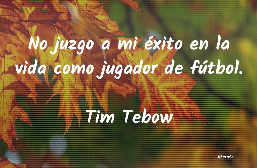 Frases de Tim Tebow