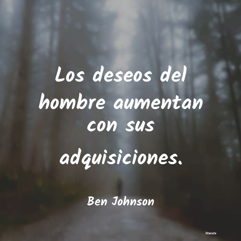 Frases de Ben Johnson