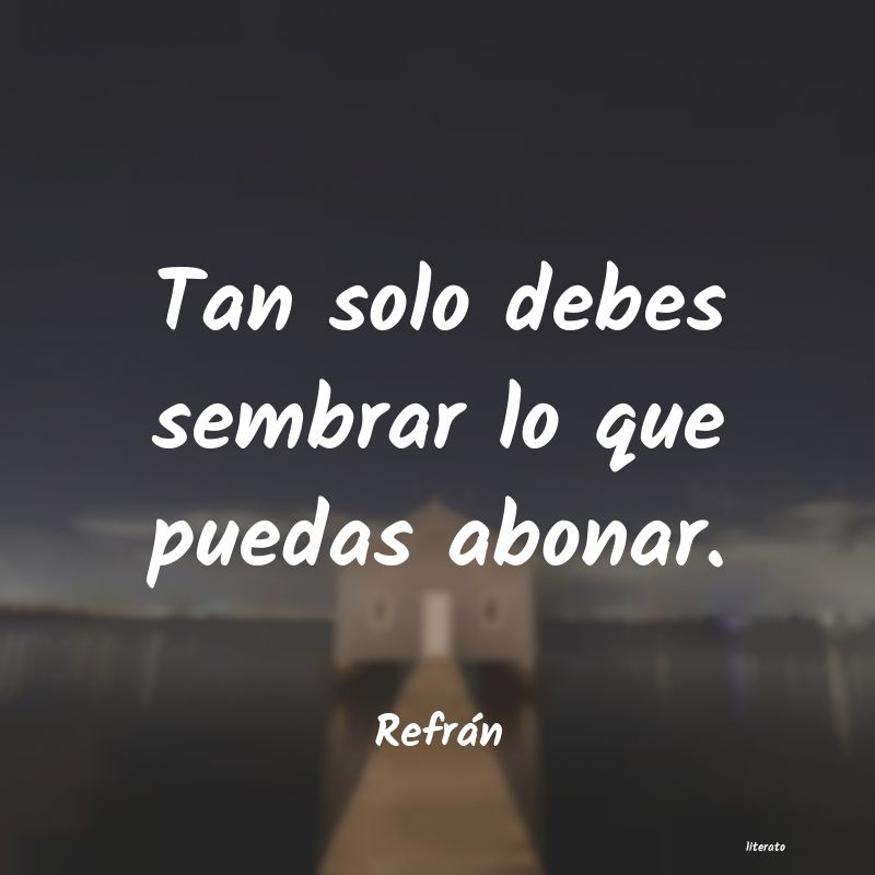 frases de Refrán