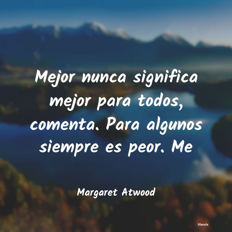 frases de Margaret Atwood
