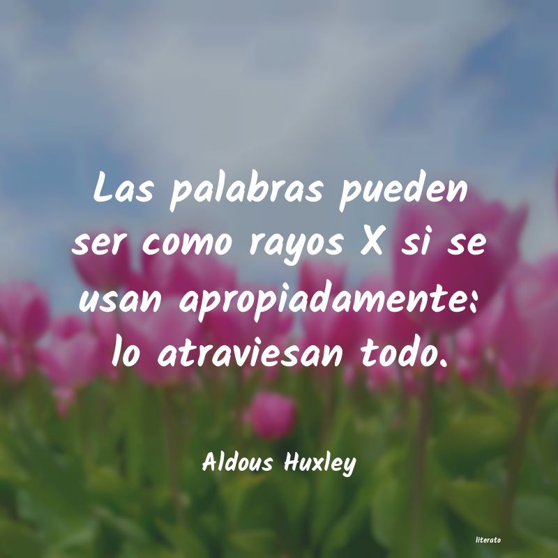 frases de Aldous Huxley