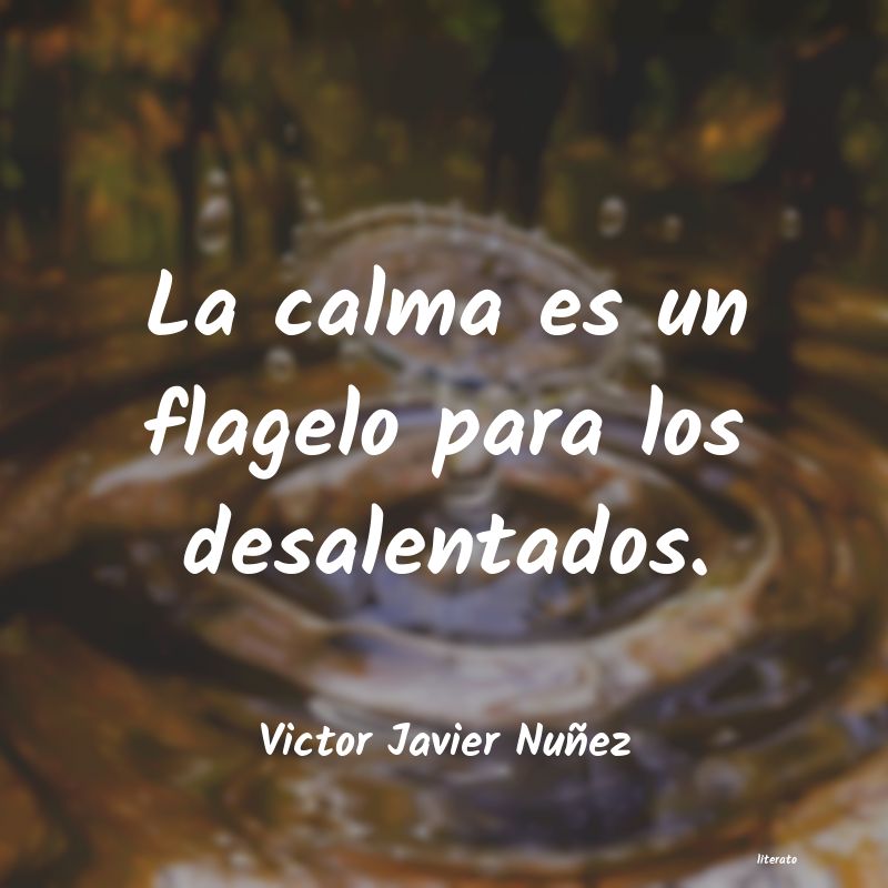 frases de Victor Javier Nuñez